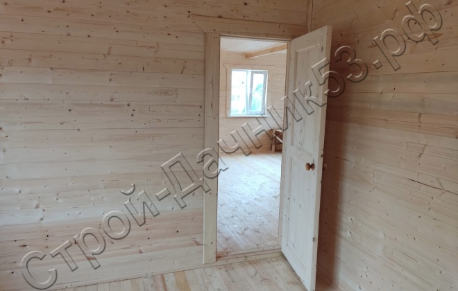 4 Каркасно-щитовой дом  Д-3, 9х8.5м, 67.5  М², Тверская область, Калязинский район, деревня Ярославищи. (3)